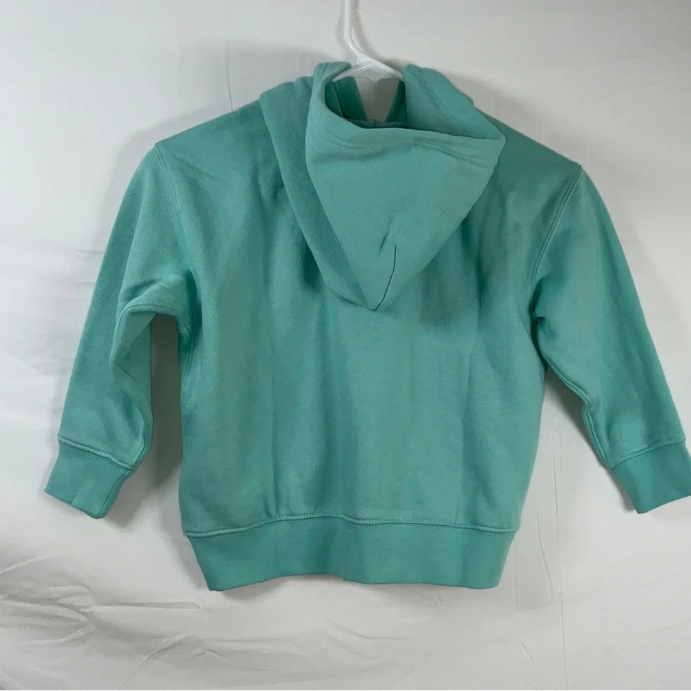 NWT Polo Ralph Lauren Youth Girl’s Hoodie Sweatshirt Green w/ Silver Logo Size 5